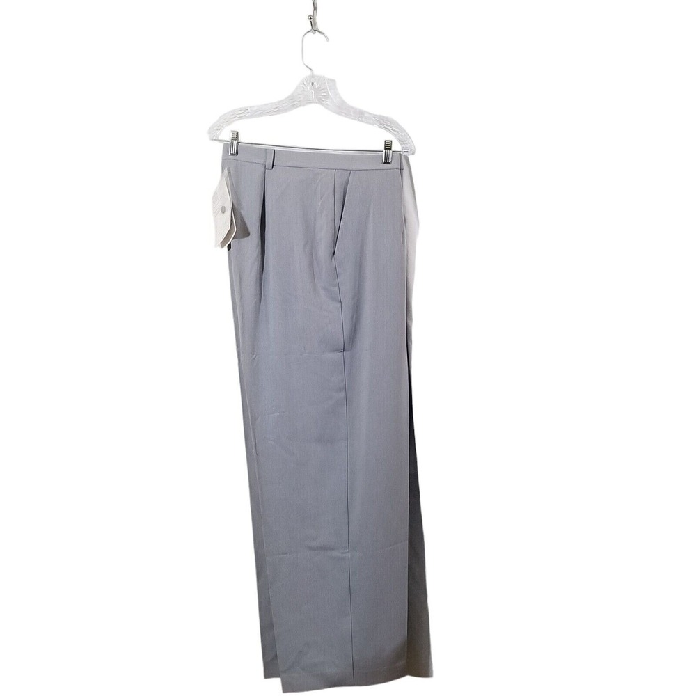 Dialogue pants Women 22W Slacks Straight Leg Twin Stretch Gray Ladies QVC